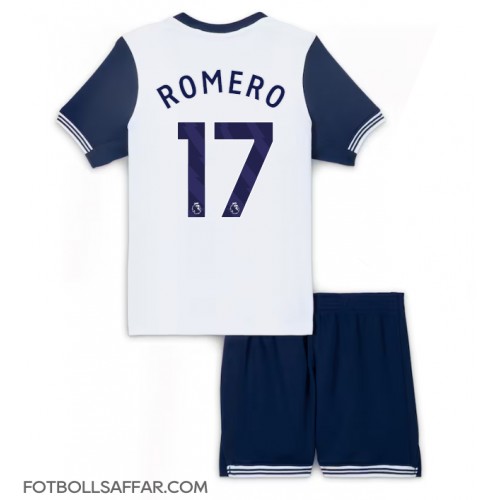 Tottenham Hotspur Cristian Romero #17 Hemmadräkt Barn 2024-25 Kortärmad (+ Korta byxor)